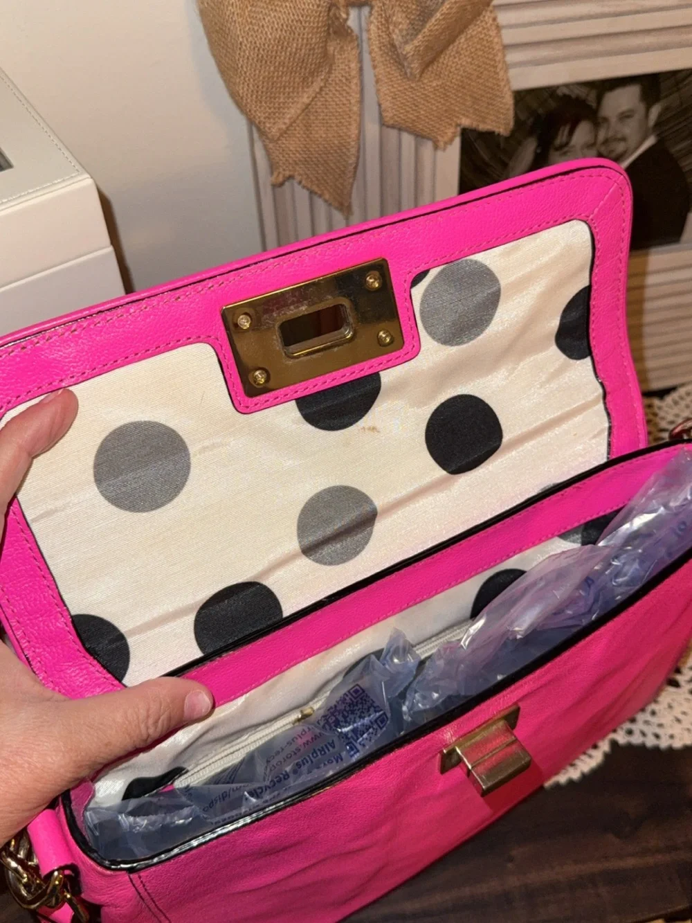 kate spade Hot Pink Leather Top-Handle Satchel